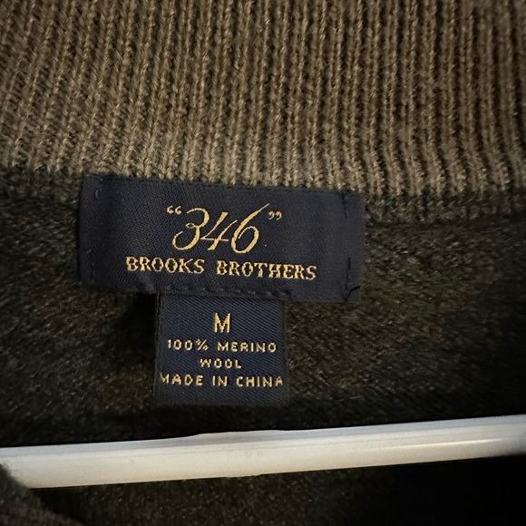 Mens Brooks Brothers Merino Wool Sweater - Picture 2 of 3